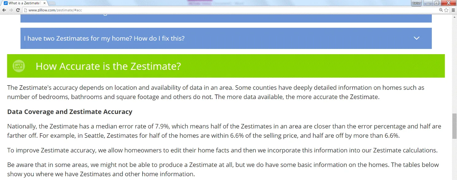 How Accurate Is The Zestimate
